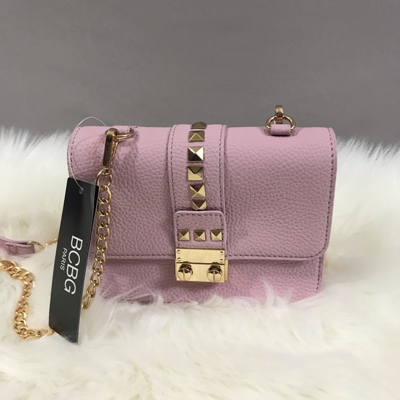 BCBG Paris Handbags - BCBG Paris caviar purple mini Crossbody bag NEW!